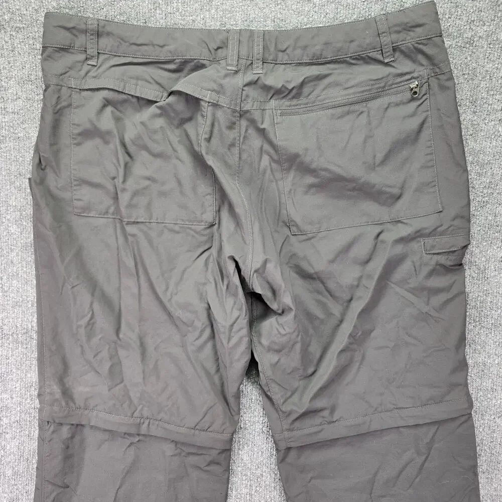 The North Face Horizon 2.0 Pants Mens 38x29 Gray Hiking Outdoor Convertible